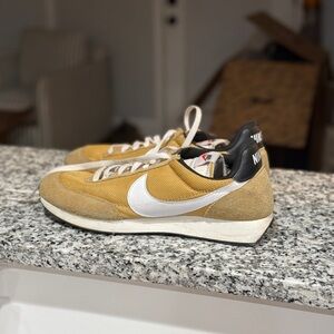 Nike Shoes Mustard and White Retro Sneakers